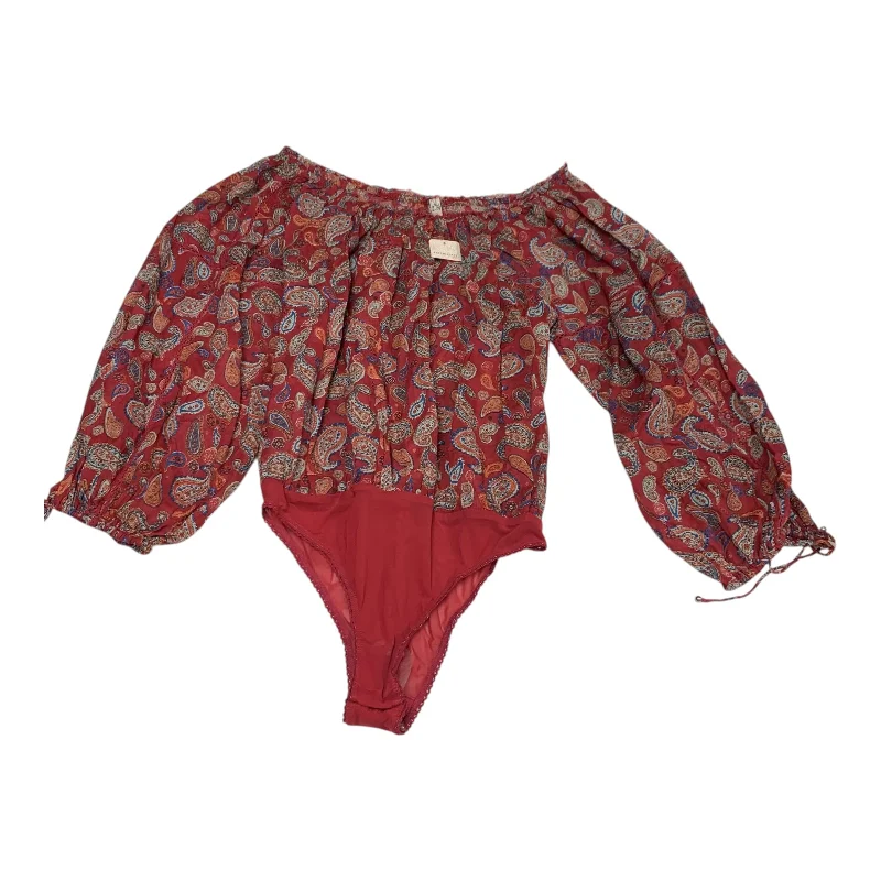 Bodysuit By Free People In Red, Size: M