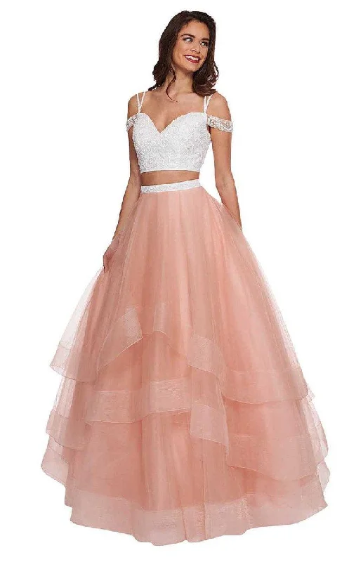 Rachel Allan Long Two Piece Prom Ball Gown 6434