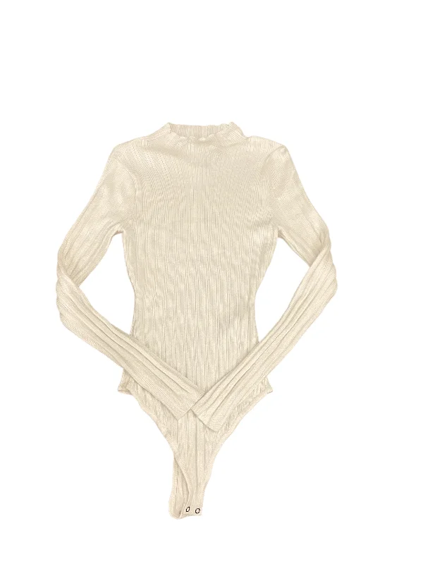 Bodysuit By Abercrombie And Fitch In Ivory, Size: S