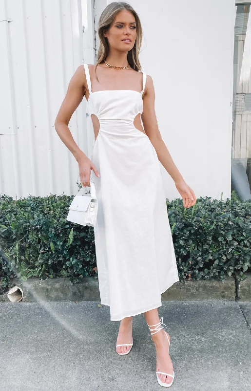 Penelope Midi Dress White