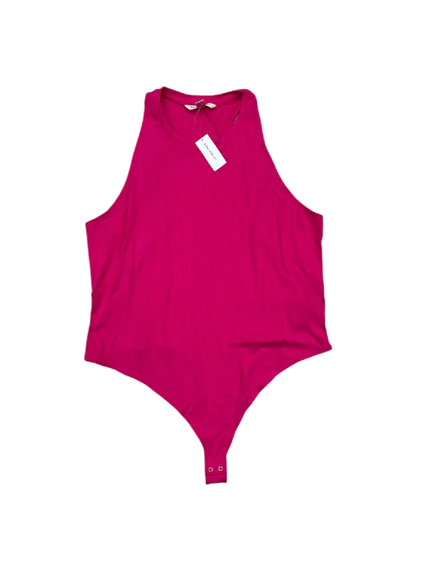 Bodysuit By Banana Republic In Pink, Size: Xl