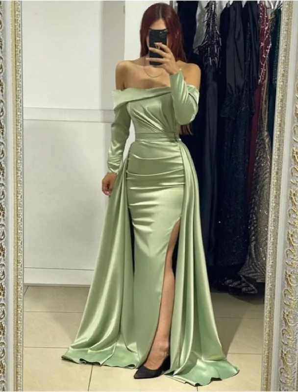 Mermaid / Trumpet Wedding Guest Dresses Elegant Dress Formal Sweep / Brush Train Sleeveless Notch lapel collar Wednesday Addams Family Cotton Backless with Slit Overskirt Shawl