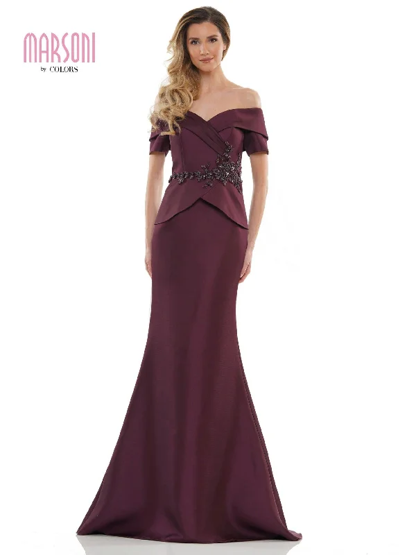 Marsoni Long Formal Off Shoulder Dress 1144