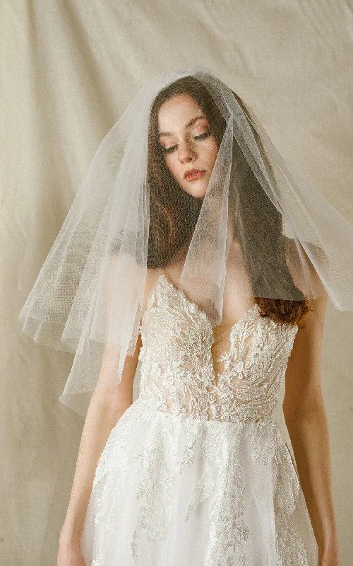 Simple Wedding One Layer Bridal Veil