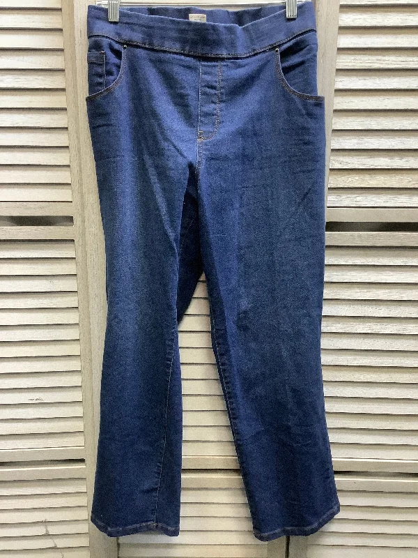 Blue Denim Jeans Skinny Terra & Sky, Size 2x