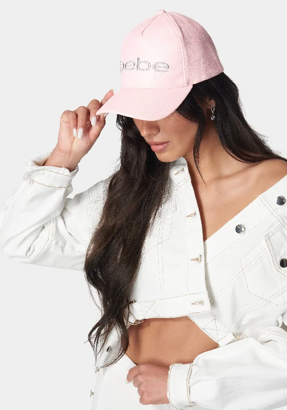 Bebe PU Embroidery Cap