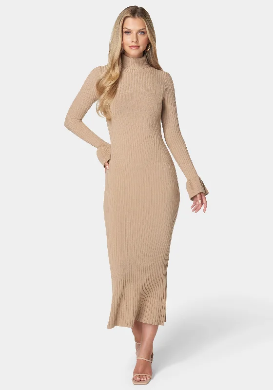 Bell Sleeve Sweater Dress