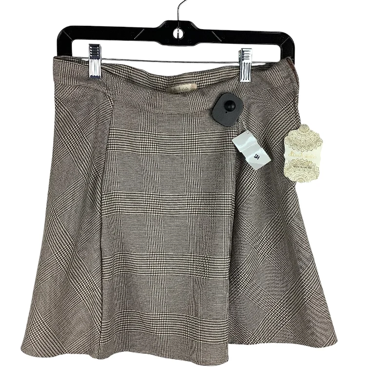 Skirt Mini & Short By Altard State In Brown & Grey, Size: L