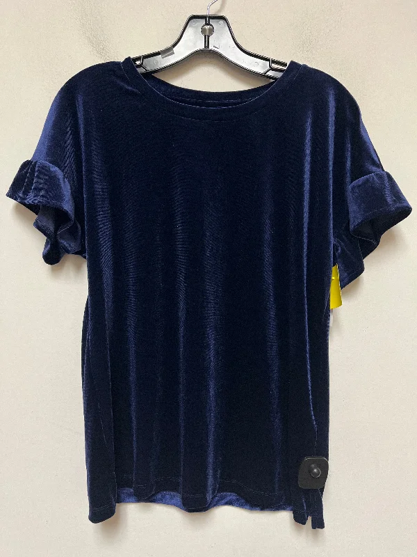 Top Short Sleeve By Old Navy In Blue, Size: S