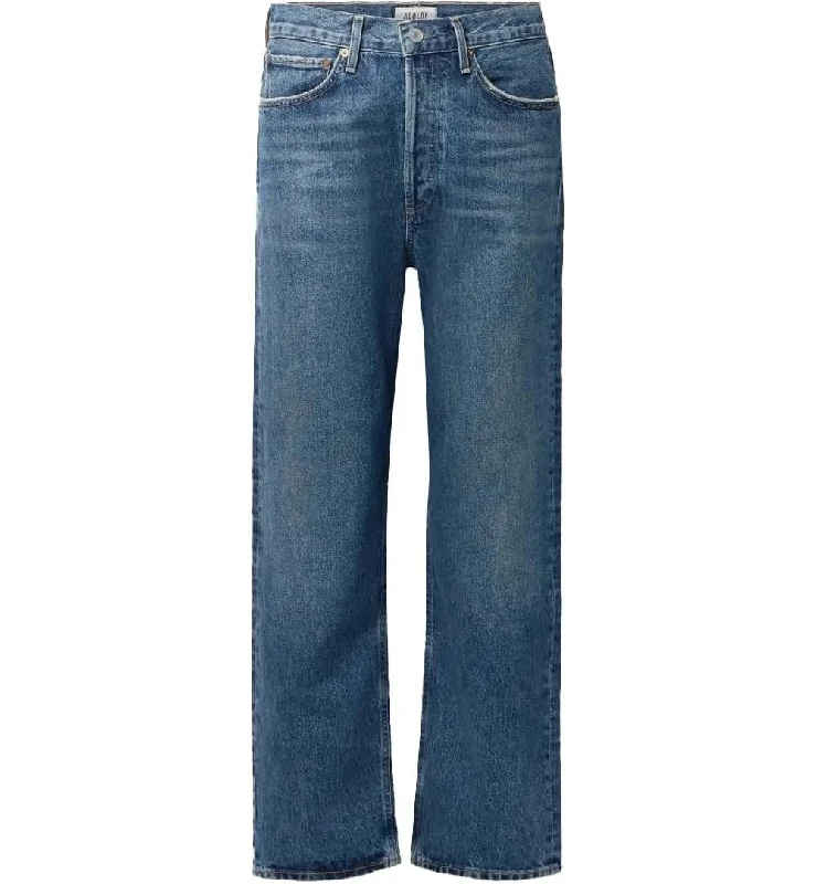 Agolde Women's 90's Jean Mid Rise Loose Fit, Imagine