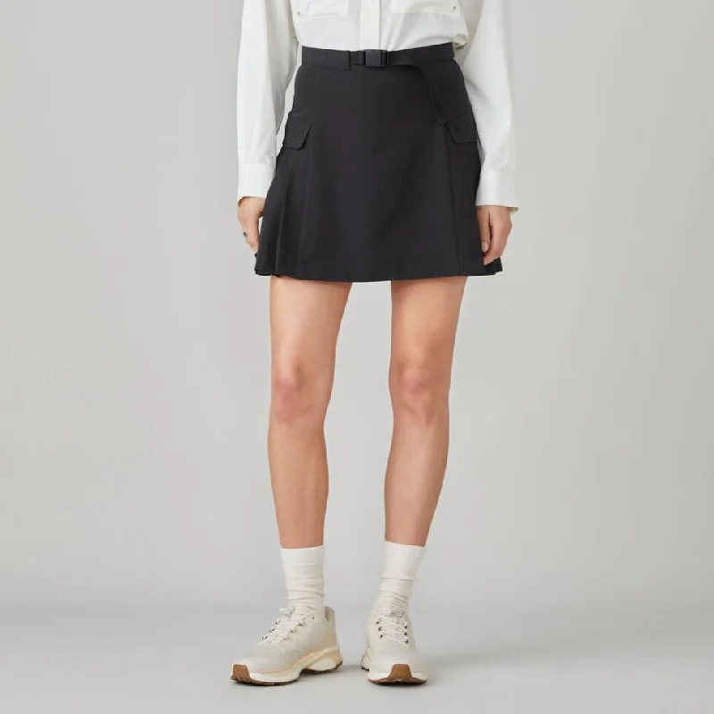 Pleated Cargo Skort