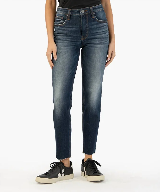 Rachael High Rise Fab Ab Mom Jean In Management Wash