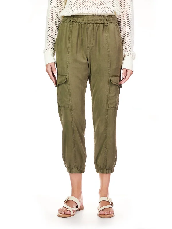 Relaxed Rebel Pant In Burnt Olive