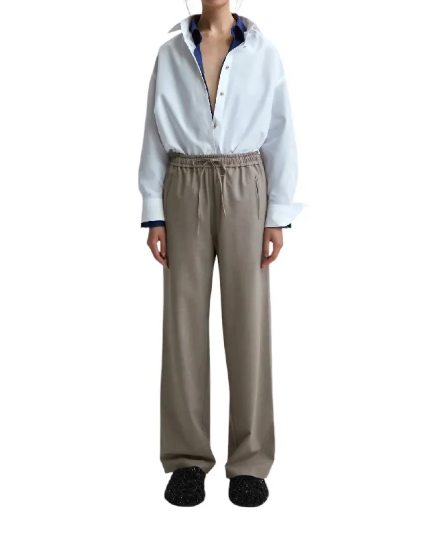 Tailoring Relaxed Pants In Taupe