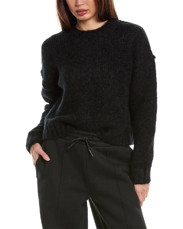 Sweaty Betty Boucle Alpaca & Mohair-Blend Sweater