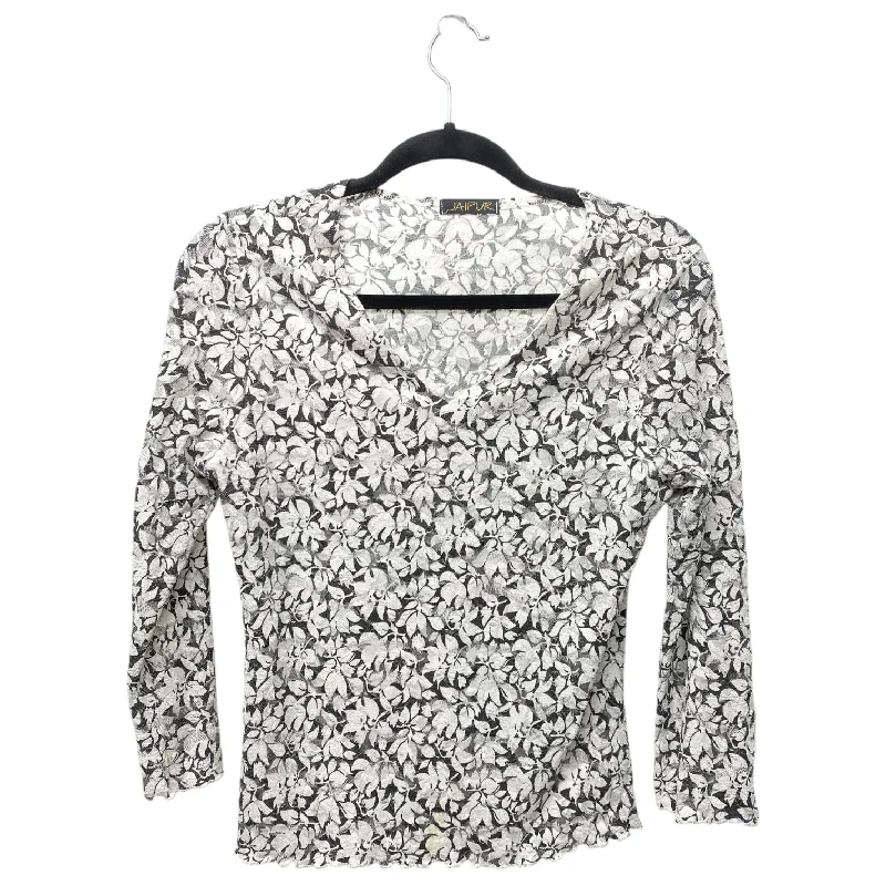 Top Long Sleeve By Jaipur In Floral Print, Size: S