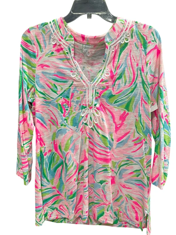 Top Long Sleeve By Lilly Pulitzer In Multi-colored, Size: M