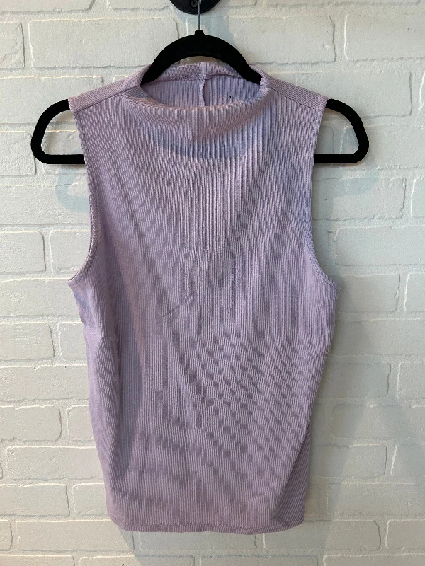 Top Sleeveless By A New Day In Purple, Size: L