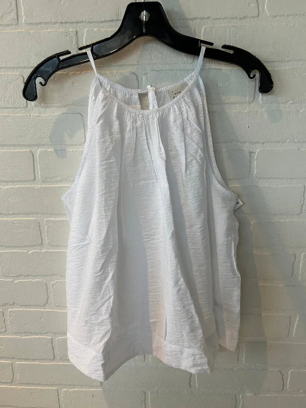 Top Sleeveless By A New Day In White, Size: M