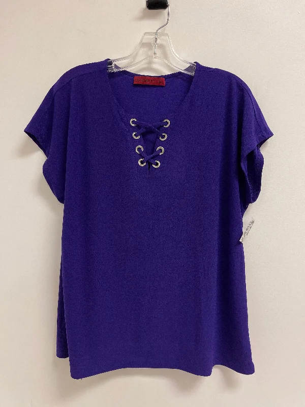 Top Sleeveless By Clothes Mentor In Purple, Size: Xl