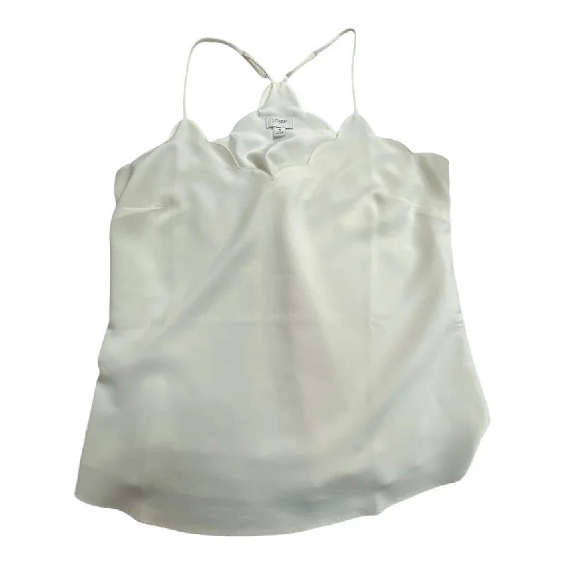 Top Sleeveless By J. Crew In Cream, Size: 6