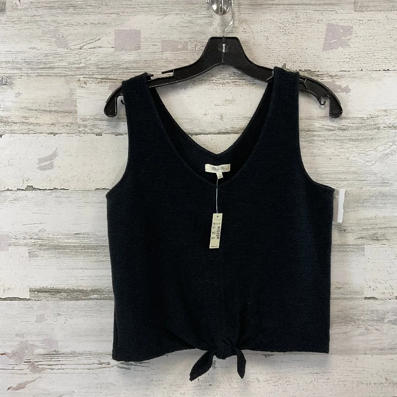 Top Sleeveless By Madewell In Black, Size: S